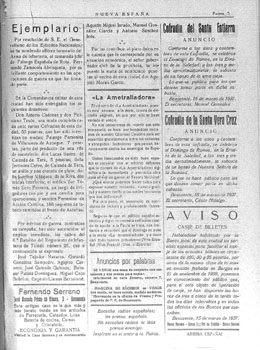 SUBASTAS EN LA ERMITA DE LA SOLEDAD 1937